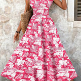 Lorena | Maxi Abito Barocco con Scollo a V
