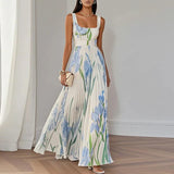 Isla | Elegante Maxi Abito con Motivo Floreale