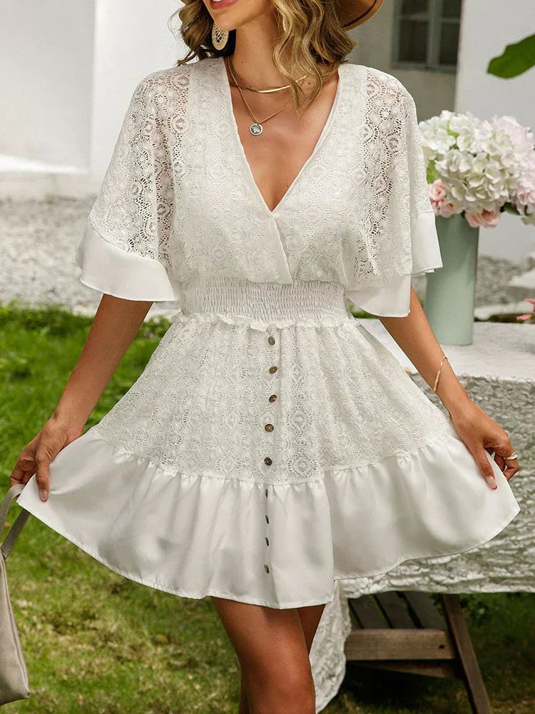 Carole - Abito in Pizzo Bohemien
