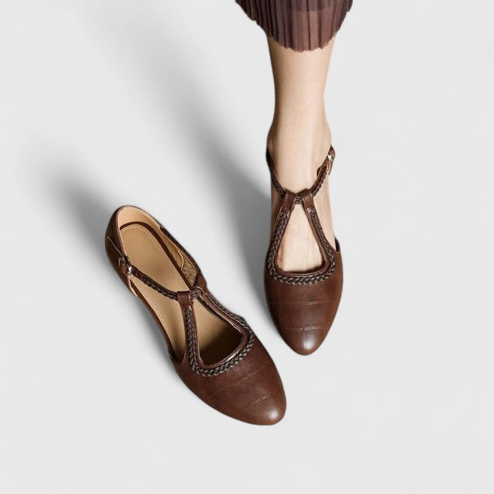 Delphine | Sandali piatti eleganti