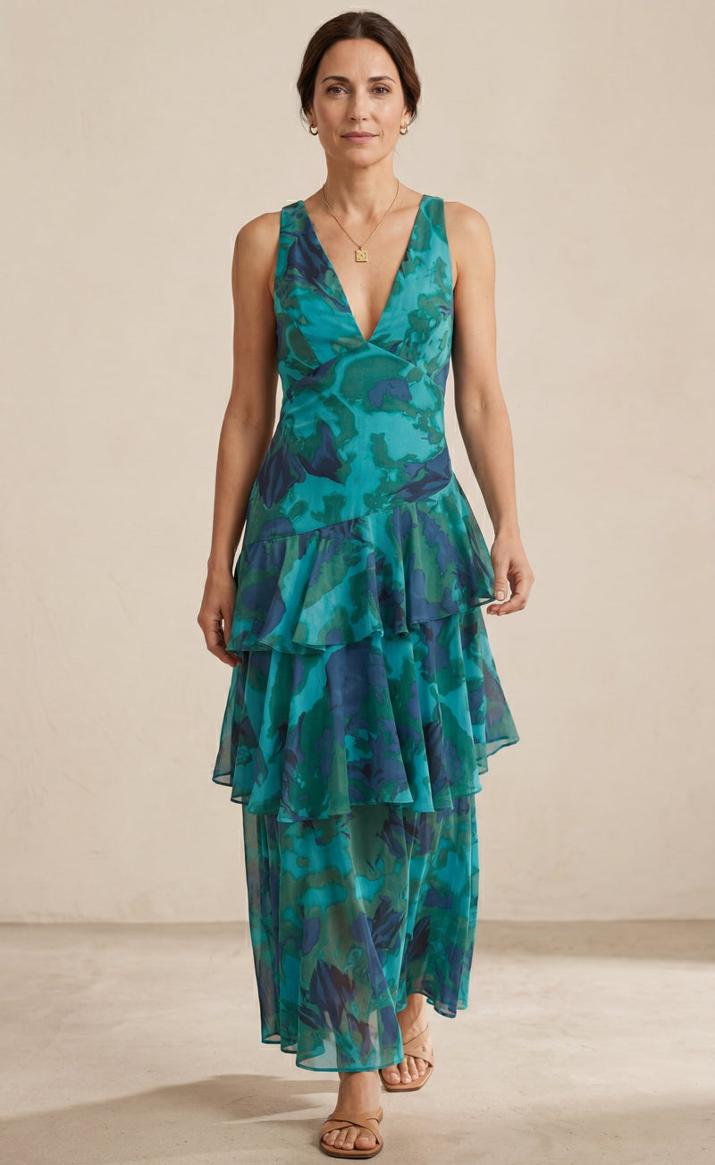 Domenica | Abito Georgette Scollo V