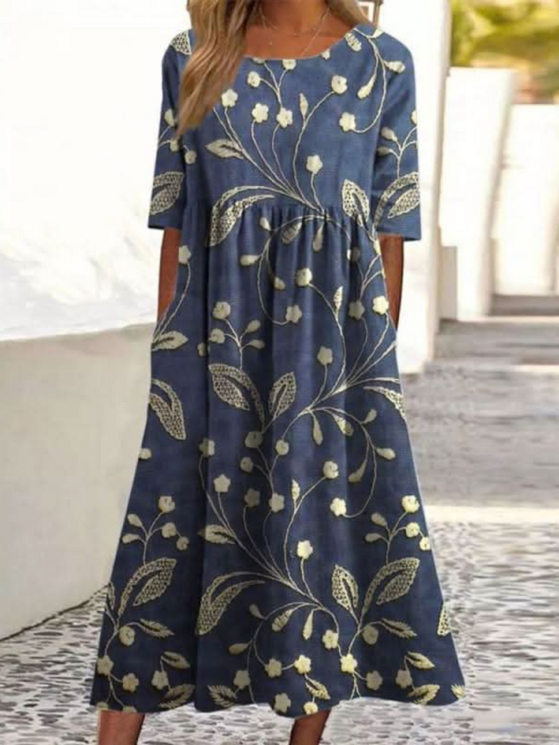 Laarni™ | Abito Midi Casual
