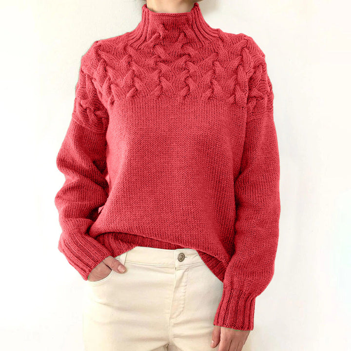 Elena | Maglione Collo Alto Caldo