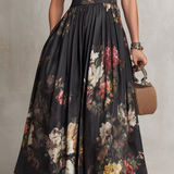 Patricia | Abito Midi Satin Nero