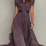 Ashley | Abito Maxi Vintage Chiffon