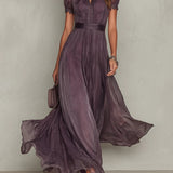 Primrose™ | Abito Maxi con Dettagli in Pizzo