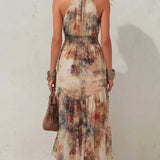 Chloe | Abito Midi Vintage Floreale