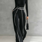 Vera™ | Completo Chic con Dettaglio a Contrasto
