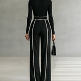 Vera™ | Completo Chic con Dettaglio a Contrasto