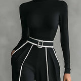 Vera™ | Completo Chic con Dettaglio a Contrasto
