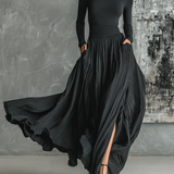 Eva™ | Completo Chic con Gonna Plissettata
