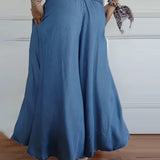 Jasper | Pantaloni a Vita Alta Smock