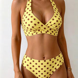 Sofia | Bikini Pois Halter