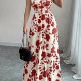 Daniela | Abito Floreale Maxi