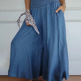 Jasper | Pantaloni a Vita Alta Smock