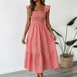 Vera | Abito Quadri Maxi