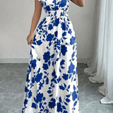 Daniela | Abito Floreale Maxi