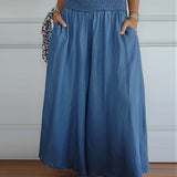 Jasper | Pantaloni a Vita Alta Smock