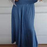 Jasper | Pantaloni a Vita Alta Smock