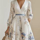 Amalia | Abito Maxi Chiffon Bianco