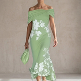 Frederique | Abito Chic con Motivo Floreale