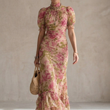 Mae | Abito Maxi Vintage Maniche Balloon