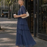 Mara™ | Abito Elegante con Volant e Fit Flattering