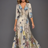 Emilia | Elegante Vestito con Motivo Floreale