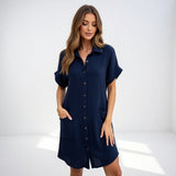 Béatrice™ | Abito Camicia Elegante