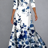 Emilia | Elegante Vestito con Motivo Floreale