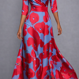 Emilia | Elegante Vestito con Motivo Floreale