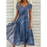 Lyanne™ | Vestito Midi con Scollatura a V Elegante