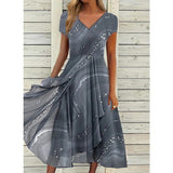Lyanne™ | Vestito Midi con Scollatura a V Elegante