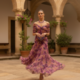 Maxi Abito Drappeggiato