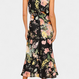 Lisa | Abito Maxi Halter Floreale