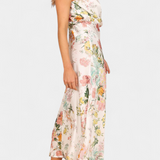 Lisa | Abito Maxi Halter Floreale