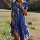 Tamika™ | Abito Elegante a Manica Corta