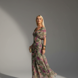 Maxi Abito Drappeggiato