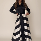 Nessia | Abito Camicia Righe