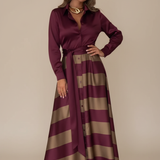 Nessia | Abito Camicia Righe