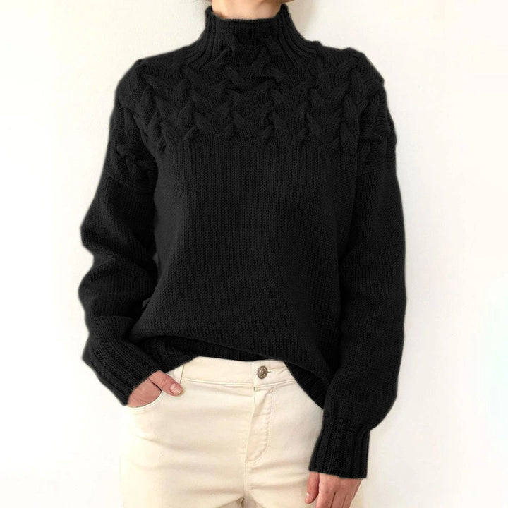Elena | Maglione Collo Alto Caldo